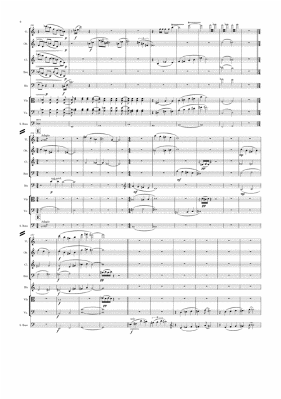 Octet Woodwind Quintet scores gallery preview page 6