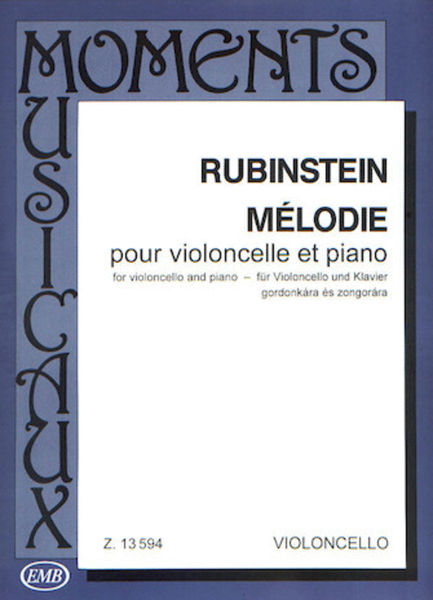 Melodie, Op. 3 No. 1