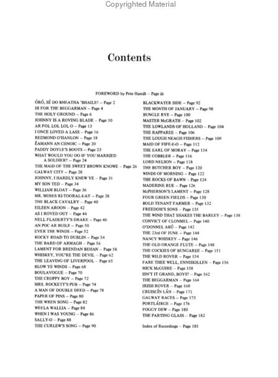 The Irish Songbook Collection / Songbook scores gallery preview page 2
