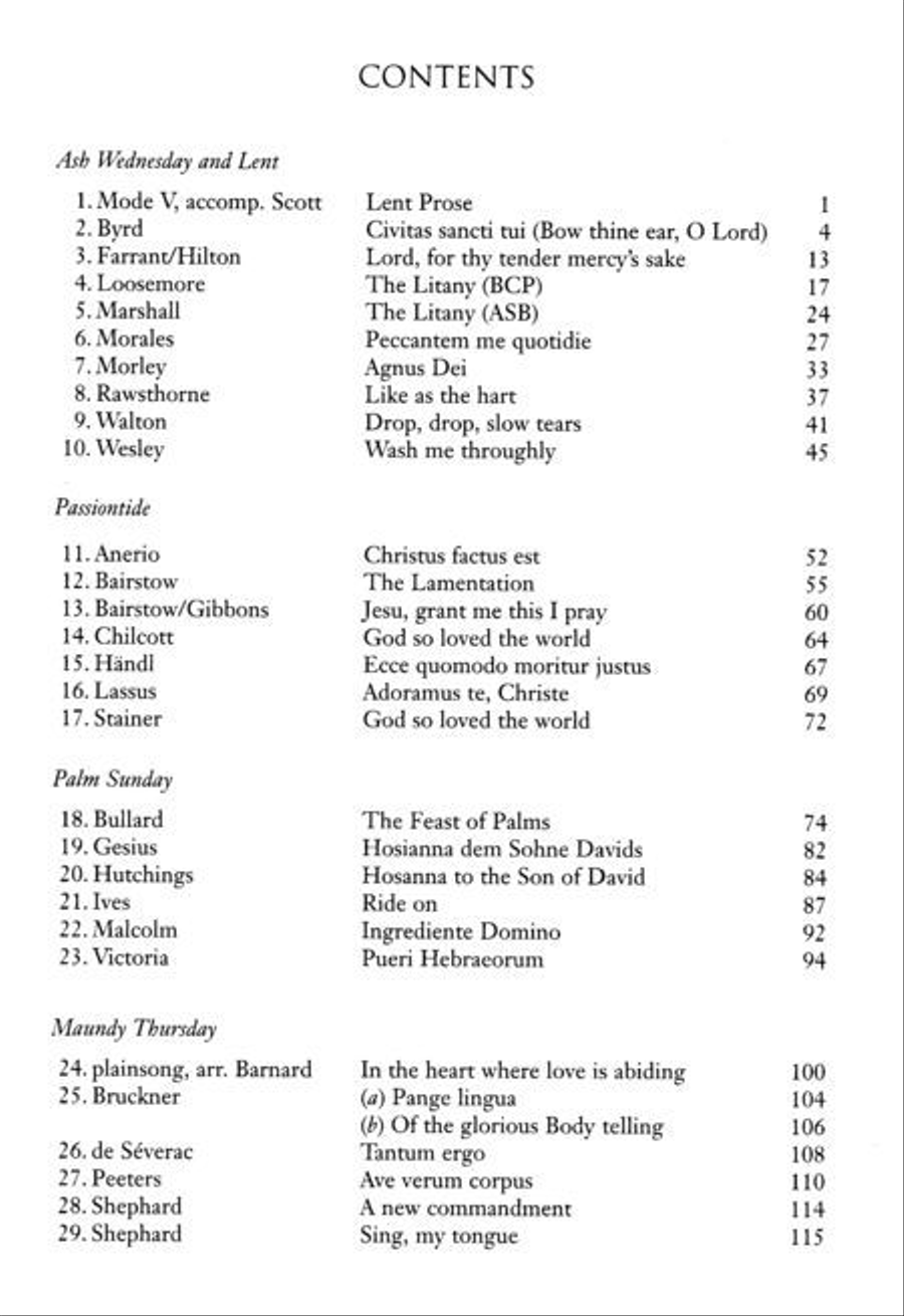 Ash Wednesday to Easter for Choirs 4-Part scores gallery preview page 2