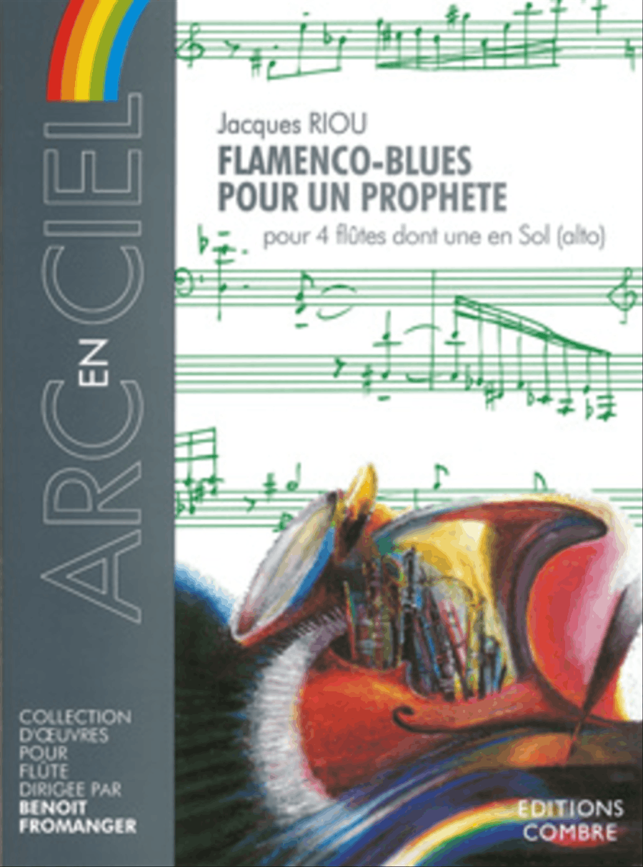 Flamenco-blues pour un prophete Flute Quartet scores gallery preview page 1