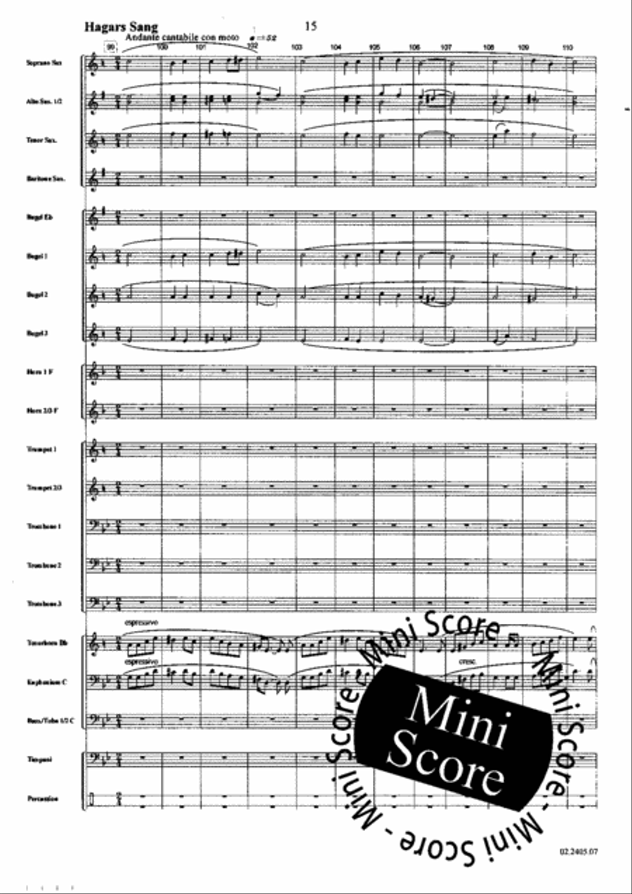 Telemark Fantasy Fanfare Band scores gallery preview page 21