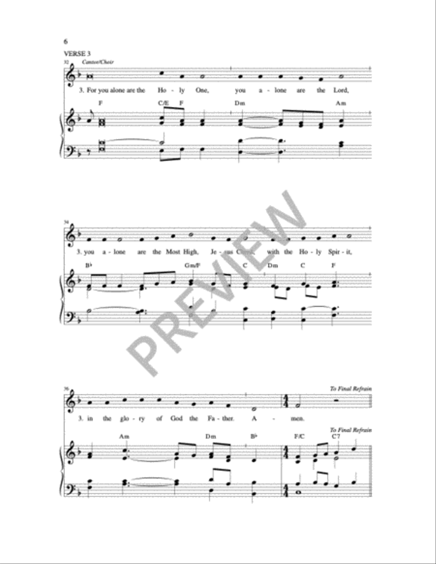 Gloria for Christmastime Gloria for Christmastime Christmas scores gallery preview page 4