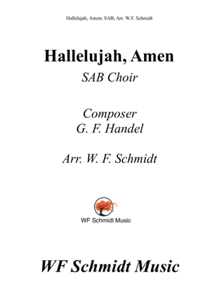Book cover for Hallelujah, Amen