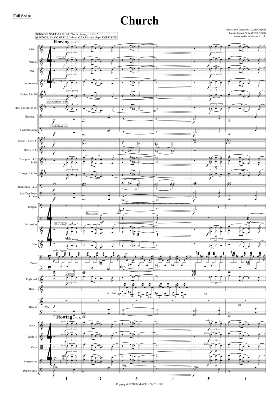 Church Full Orchestra scores gallery preview page 1