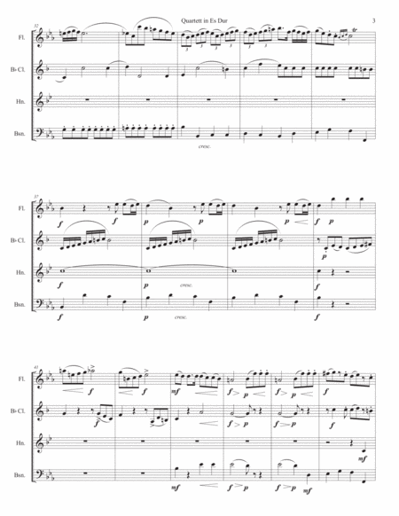 Quartett in Es Dur Op. 8 No. 4 image number null