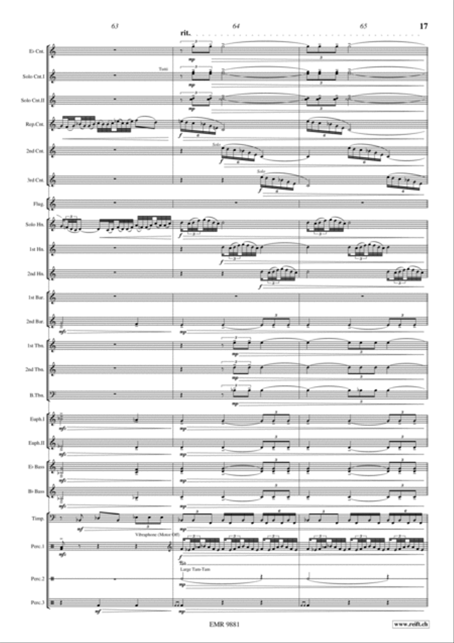Blue Horizons Brass Band scores gallery preview page 20
