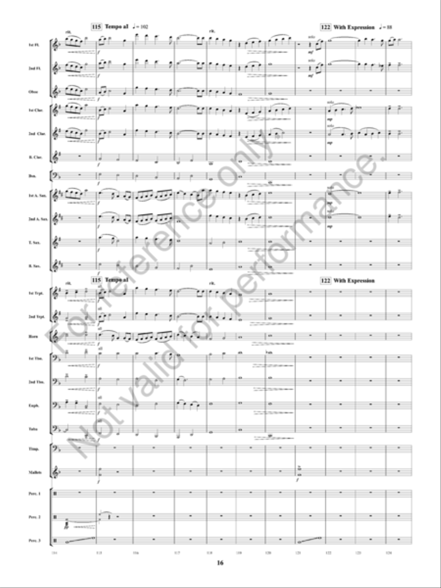 Carolina's Majesty Carolina's Majesty Concert Band scores gallery preview page 17