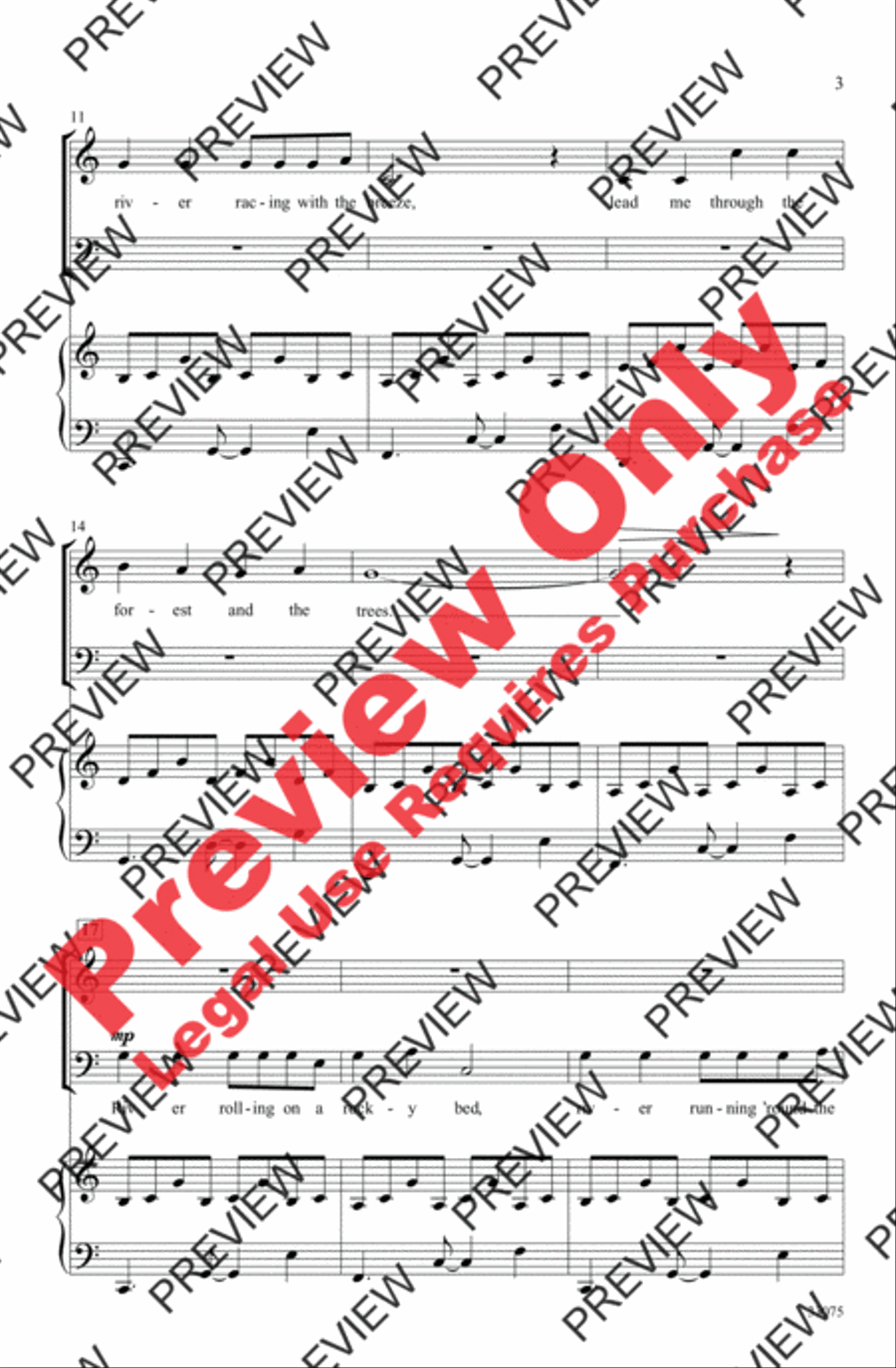 Riversong 3-Part scores gallery preview page 3