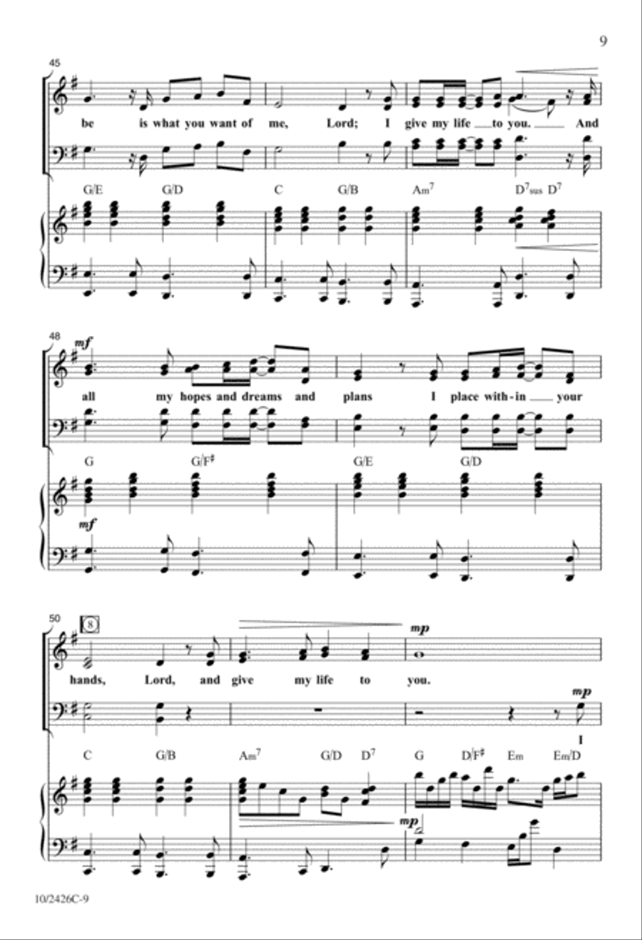 All I Ever Want to Be 4-Part scores gallery preview page 9