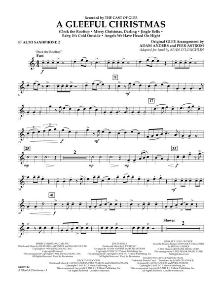 A Gleeful Christmas - Eb Alto Saxophone 2