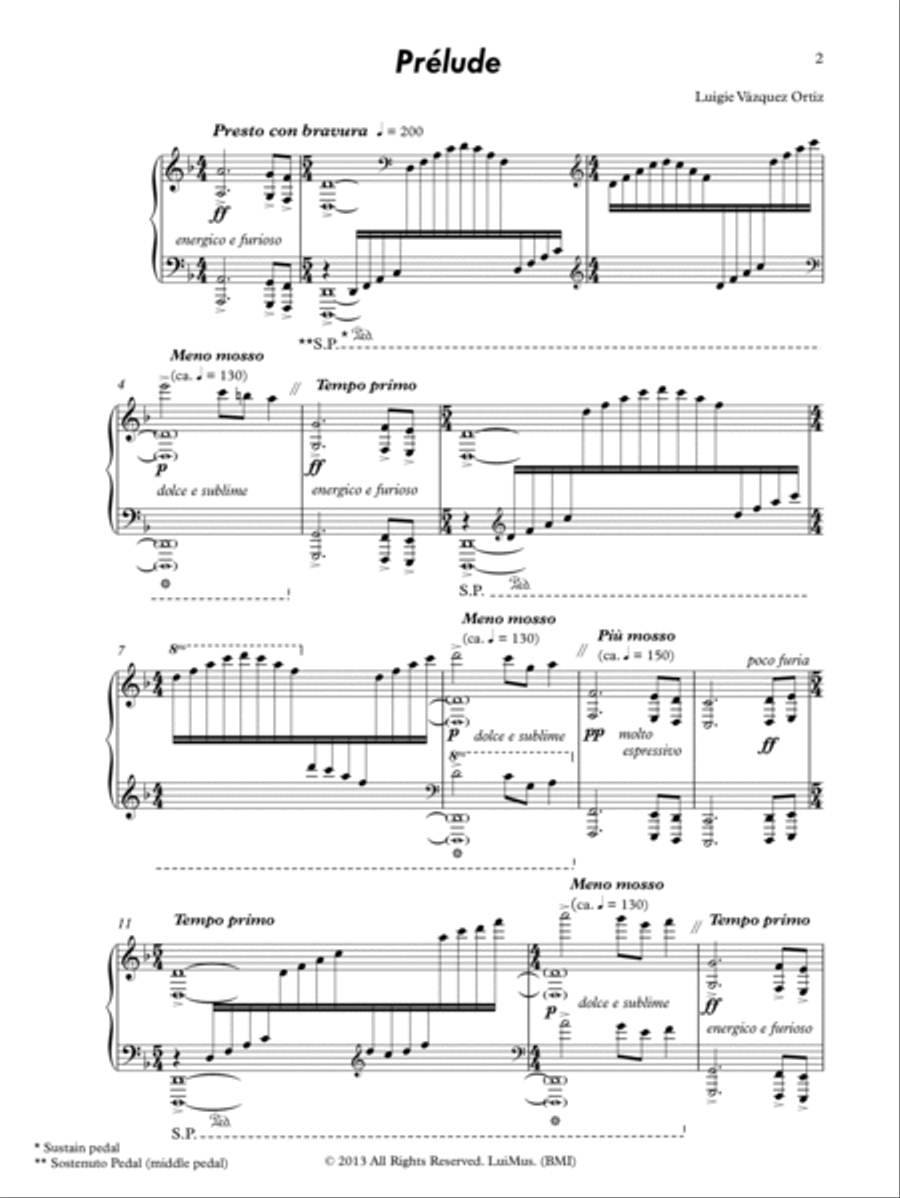 Suite de Vie Piano Solo scores gallery preview page 3