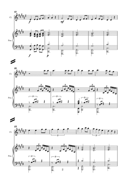 Canto Antigo- Clarinet and Piano image number null