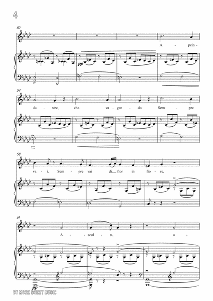 Bellini-L'abbandono in f minor，for voice and piano image number null