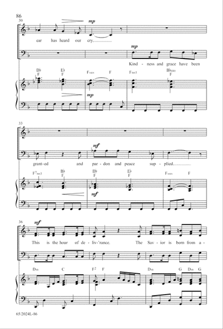 Child of Hope 3-Part scores gallery preview page 87