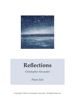 Book cover for Reflections, Solo Piano