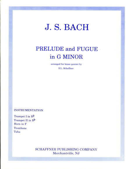 Prelude & Fugue in g minor