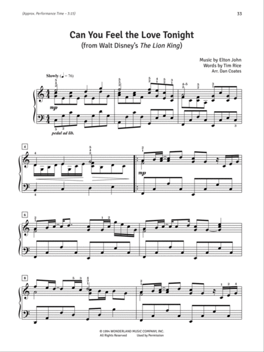 The Professional Pianist -- Solos for Weddings Piano Solo scores gallery preview page 2