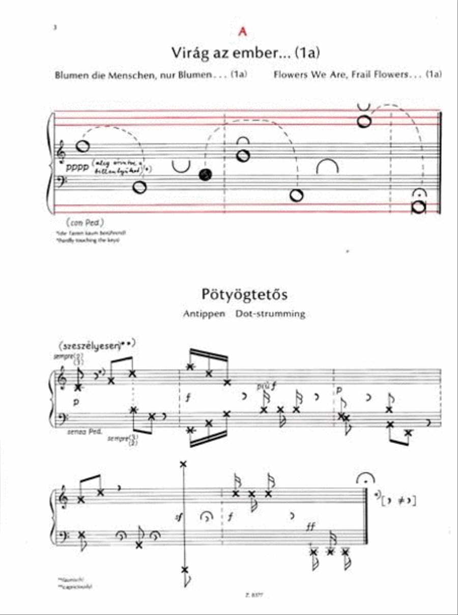 Jatekok - Games - Spiele 1 Piano Solo scores gallery preview page 3