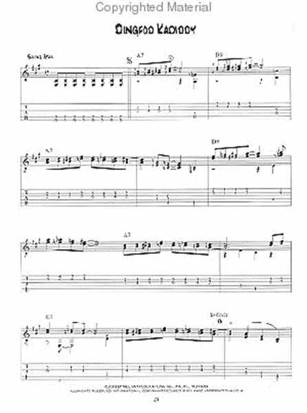 Kentucky Thumbpicking Blues for Guitar image number null