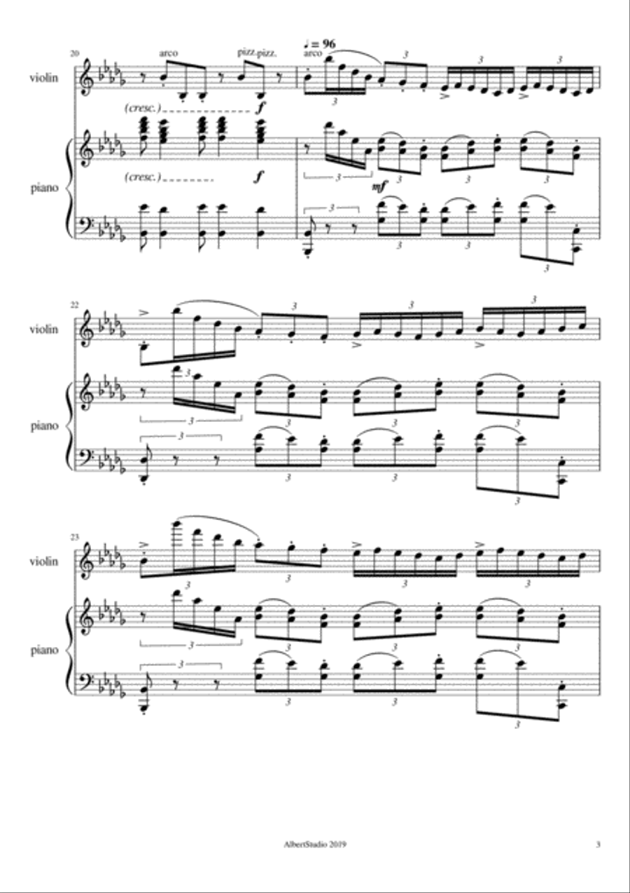 Lilac Lilac Violin Solo scores gallery preview page 3