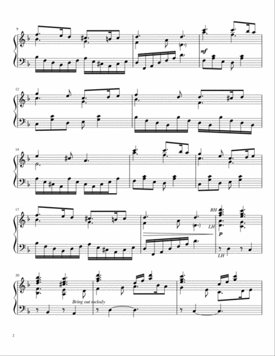 Greensleeves Greensleeves Easy Piano scores gallery preview page 2