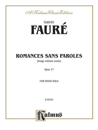 Book cover for Romance sans paroles