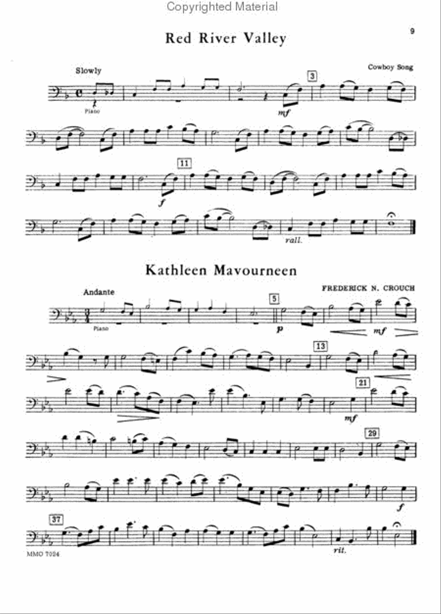 Easy Trombone Solos - Volume 1 Trombone Solo scores gallery preview page 2