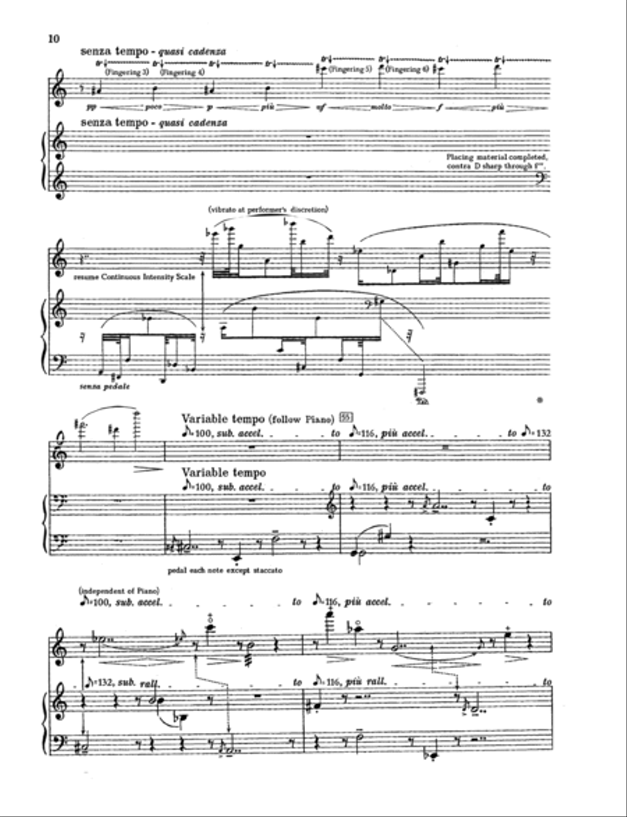 Cursive Flute Solo scores gallery preview page 11