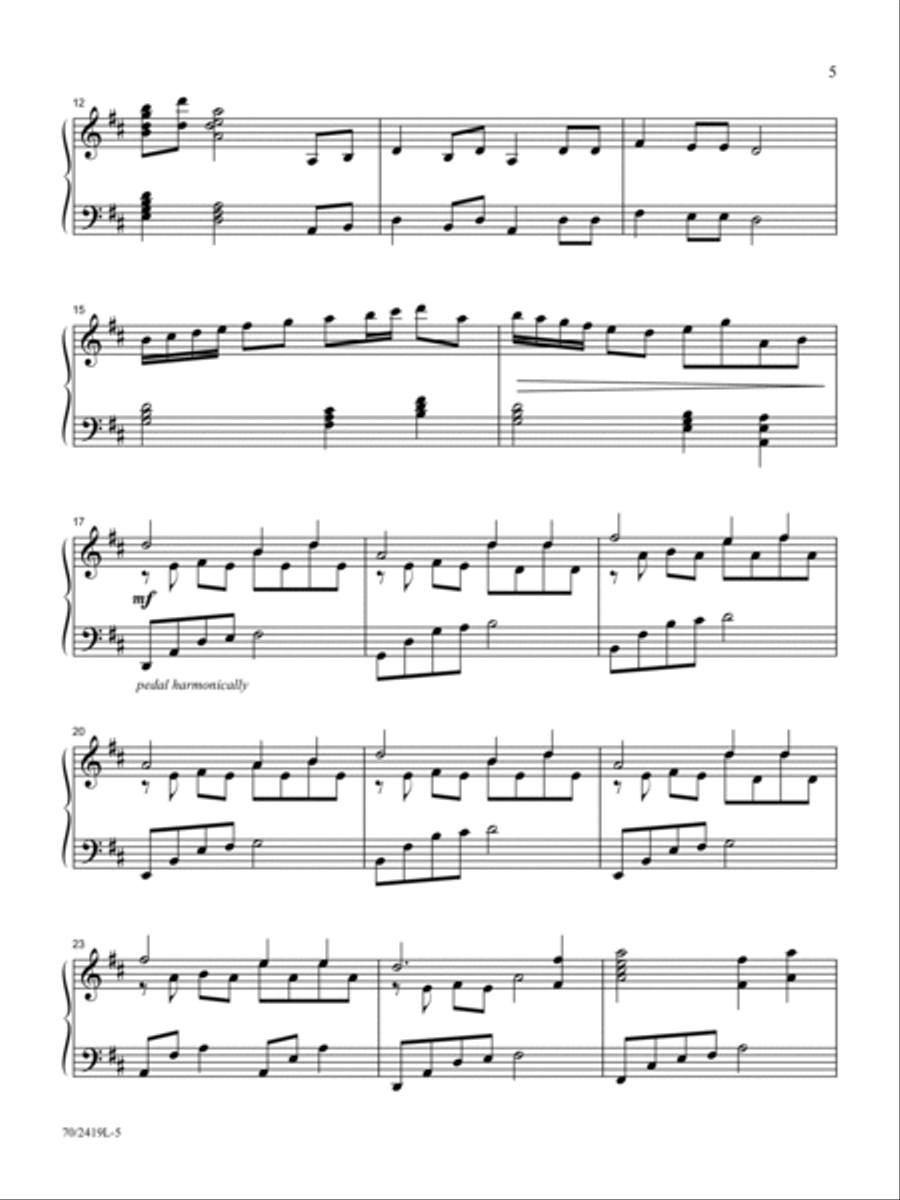 My Strength and Shield Piano Solo scores gallery preview page 5