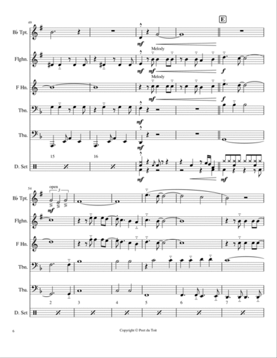 From Souvenirs To Souvenirs Small Ensemble scores gallery preview page 6