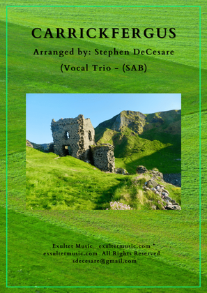 Book cover for Carrickfergus (Vocal Trio - (SAB)