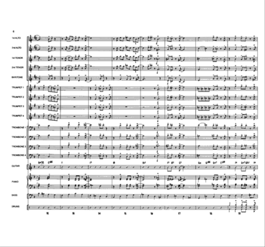 Blues for Buster Jazz Ensemble scores gallery preview page 6