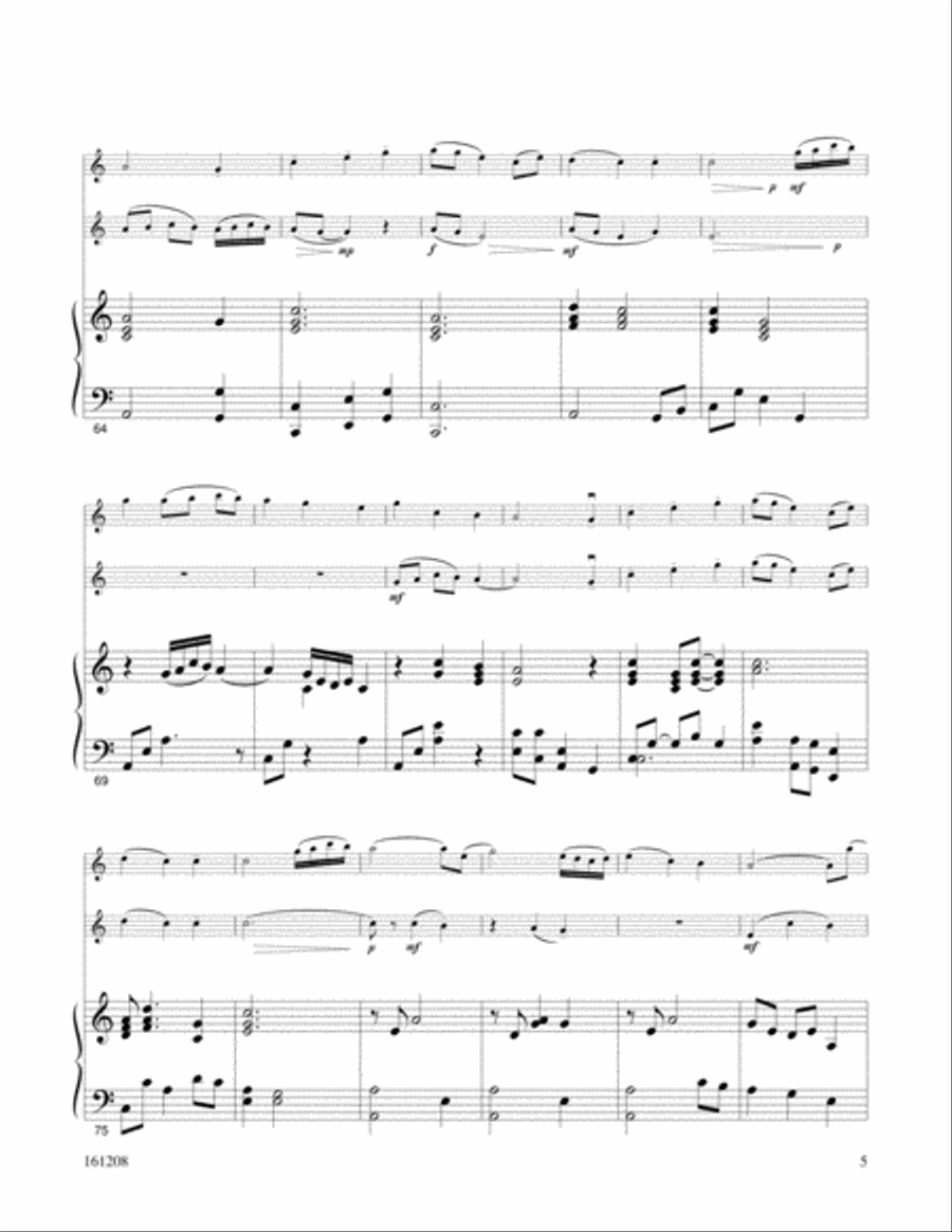 Be Thou My Vision Be Thou My Vision String Duet scores gallery preview page 5