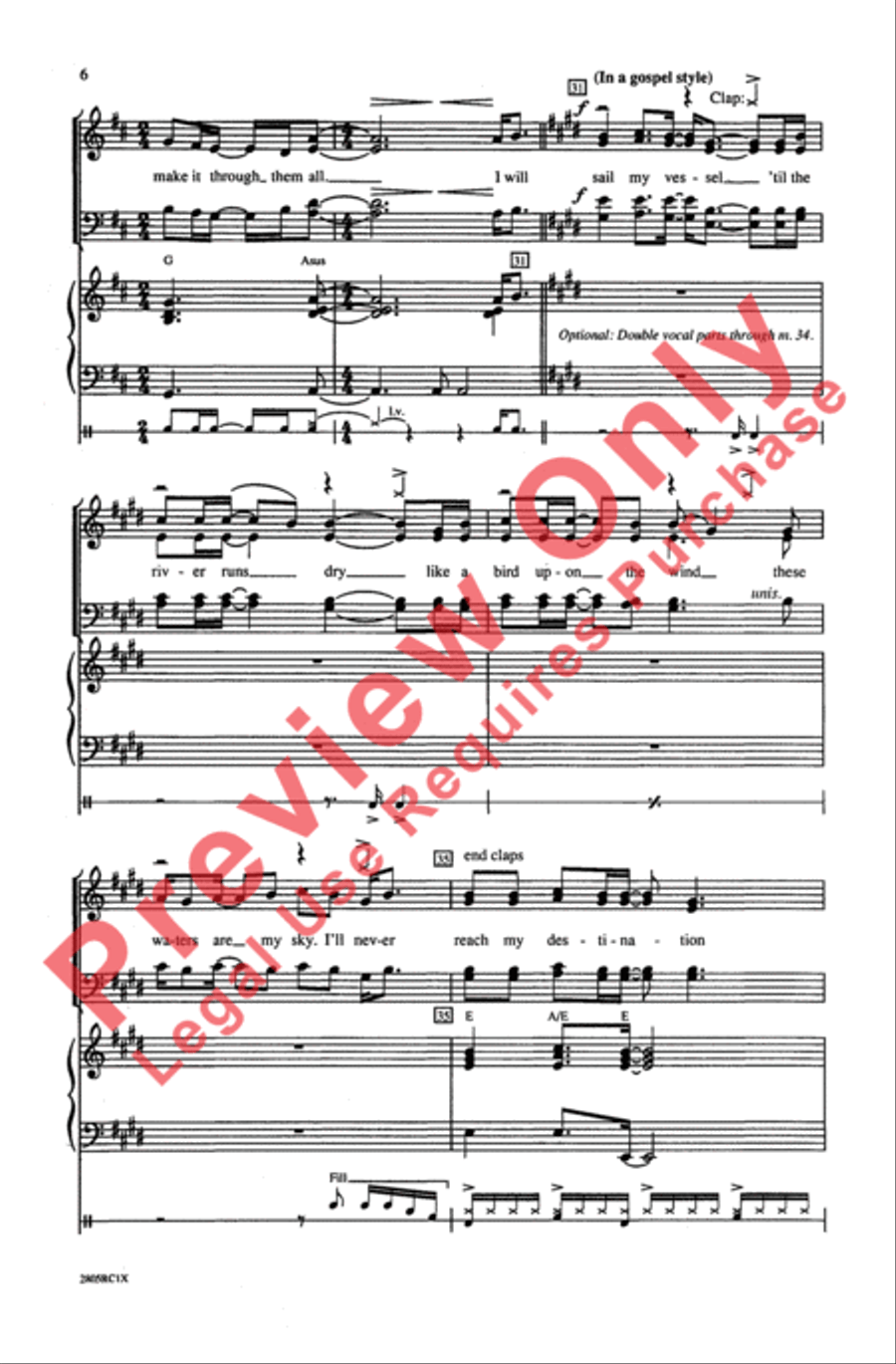 The River 4-Part scores gallery preview page 6
