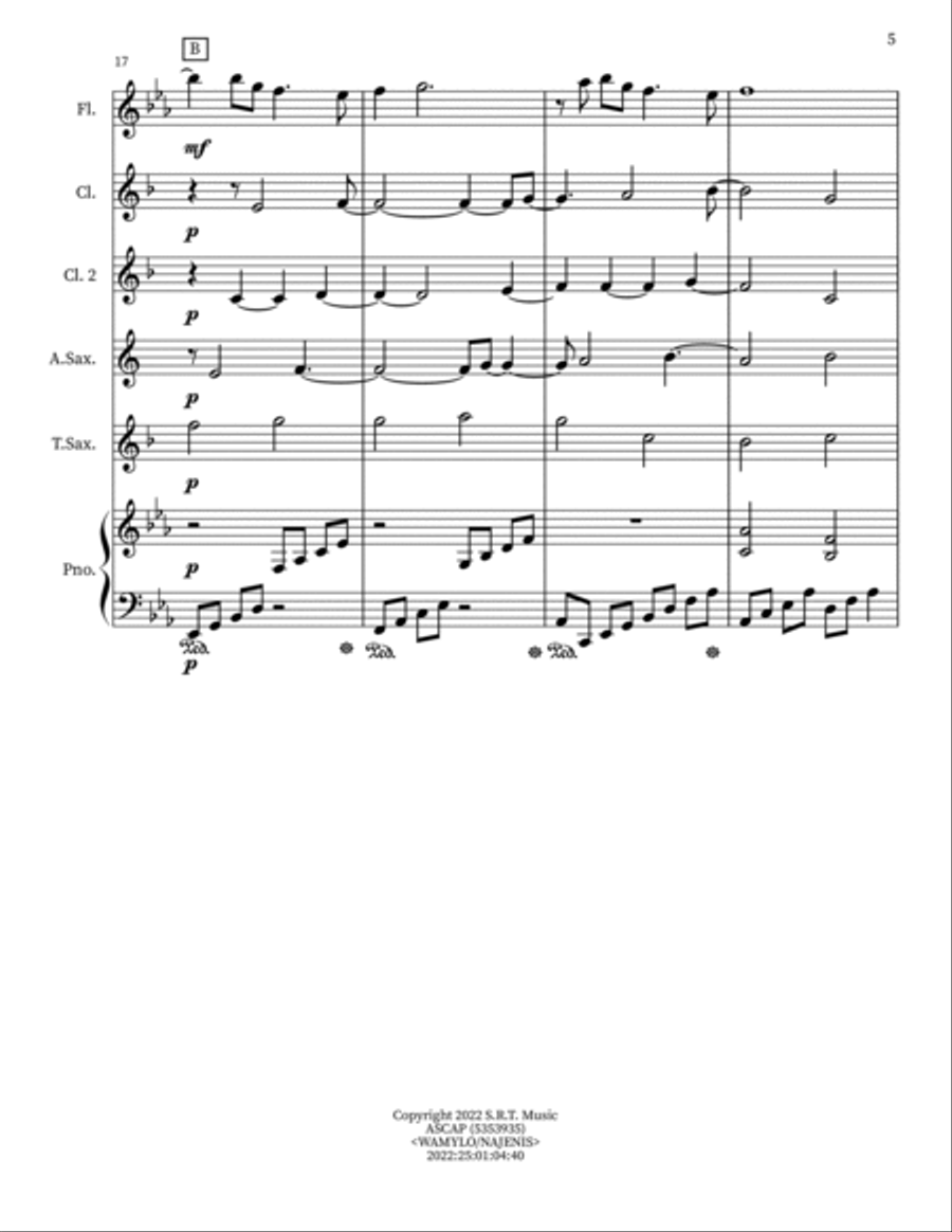 Remembrance Small Ensemble scores gallery preview page 5