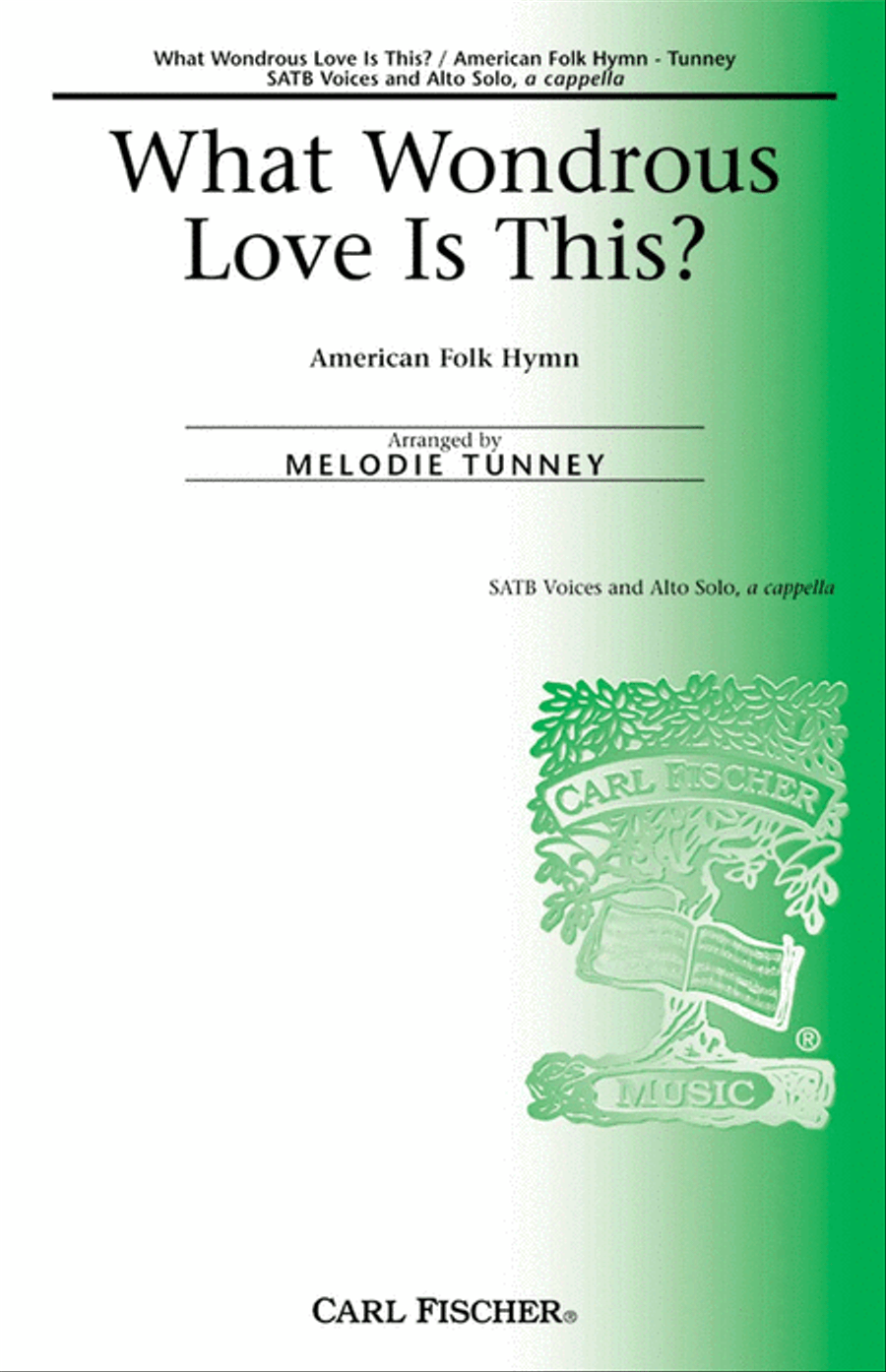 What Wondrous Love Is This? 4-Part scores gallery preview page 1