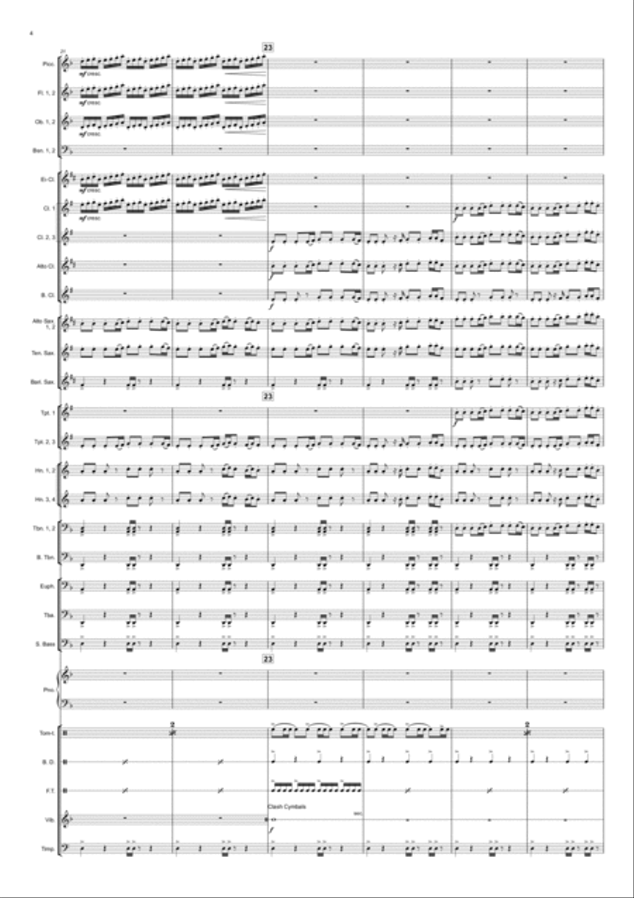 All The Strange Creatures Concert Band scores gallery preview page 4
