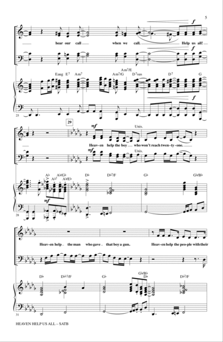 Heaven Help Us All Heaven Help Us All 4-Part scores gallery preview page 4