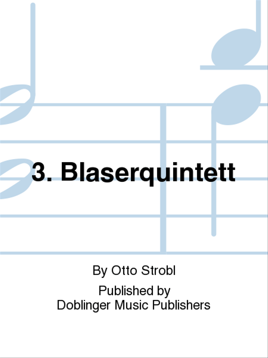 3. Blaserquintett Woodwind Quintet scores gallery preview page 1
