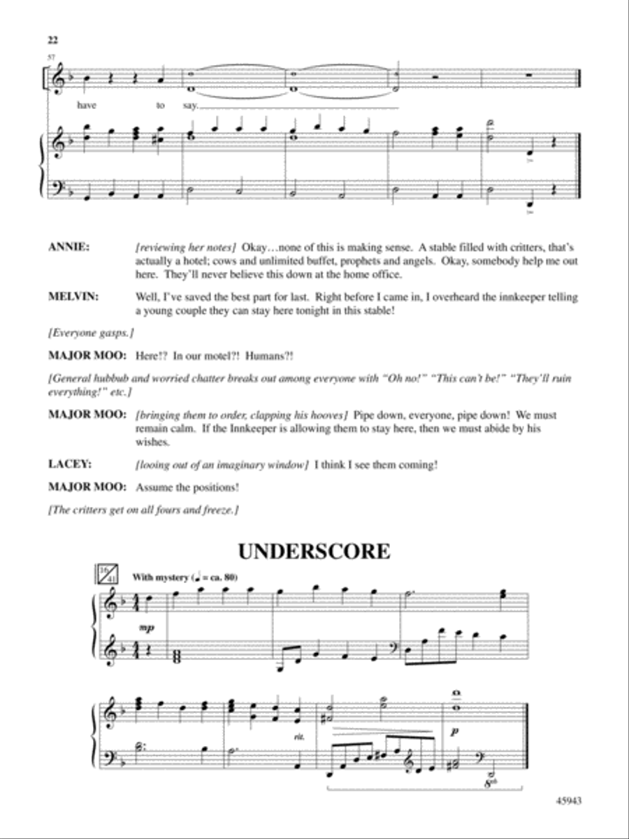 The Noel Critter Motel Choir scores gallery preview page 22