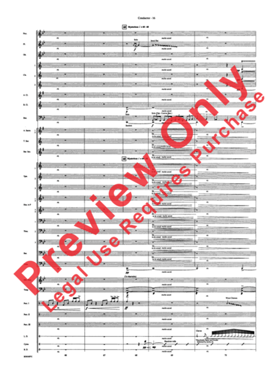 Africa: Ceremony, Song, and Ritual Concert Band scores gallery preview page 19