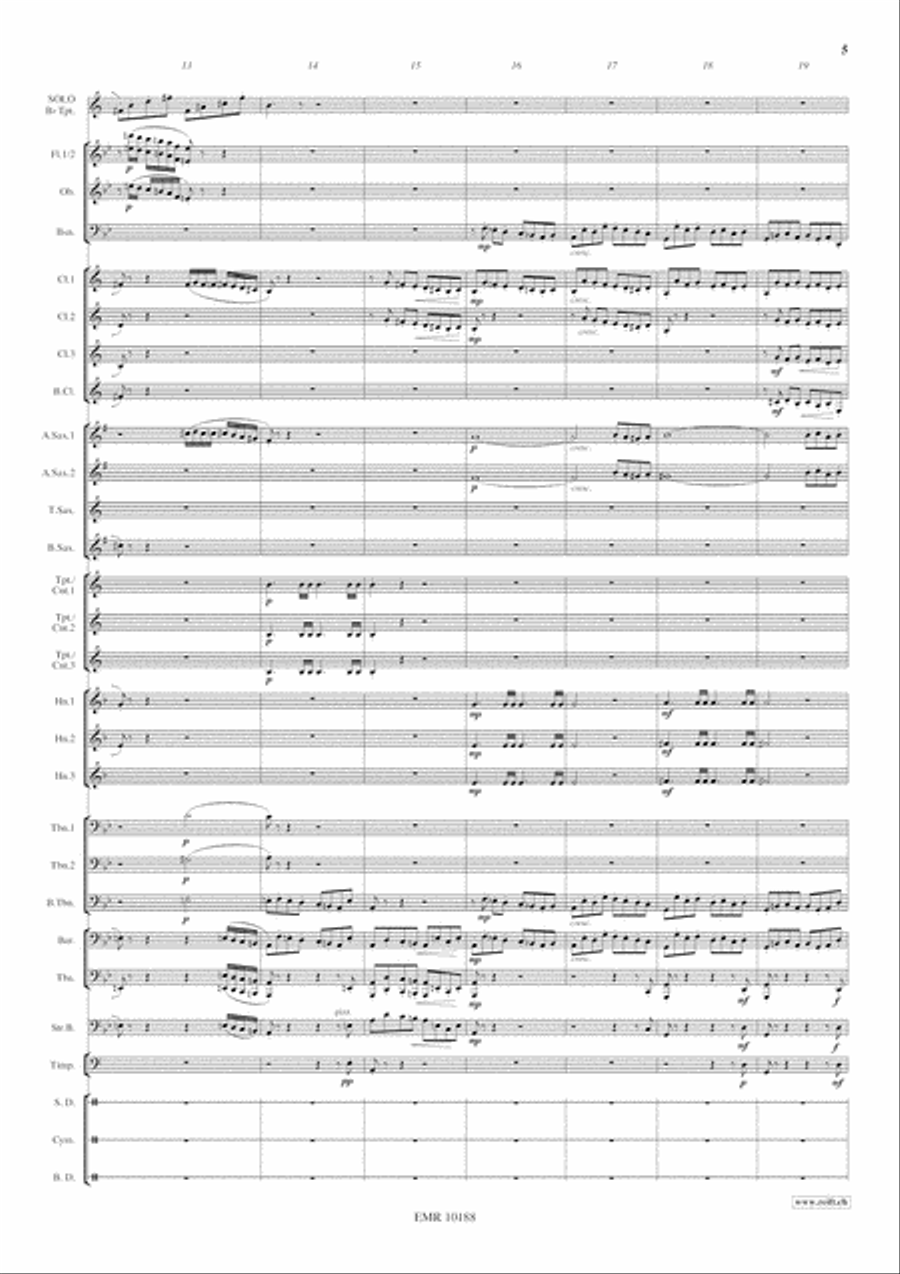 Konzert-Etude Concert Band scores gallery preview page 6