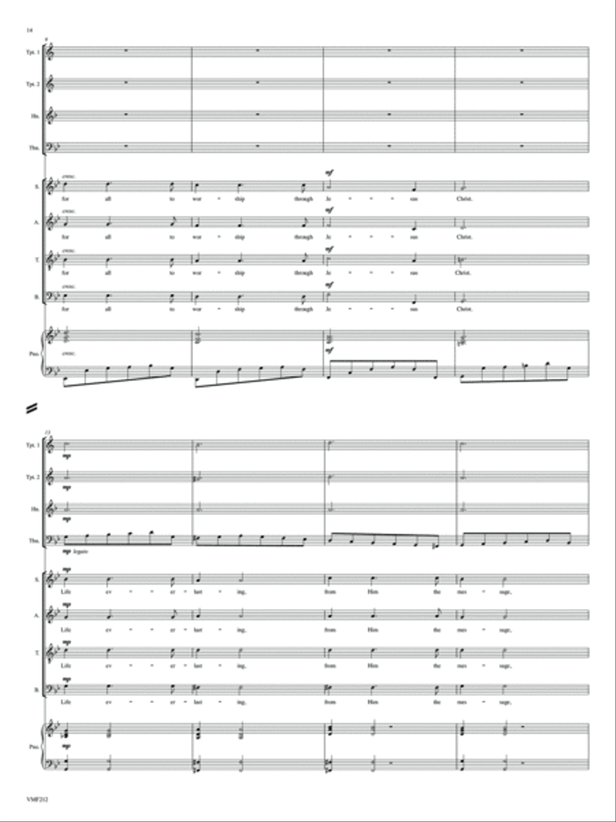 Three Christmas Cantatas Three Christmas Cantatas 4-Part scores gallery preview page 7