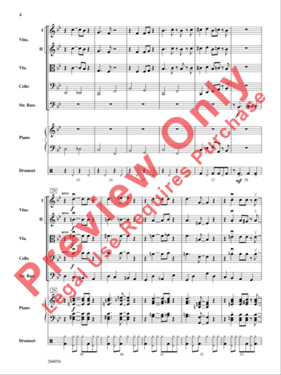 I Got Rhythm String Orchestra scores gallery preview page 5