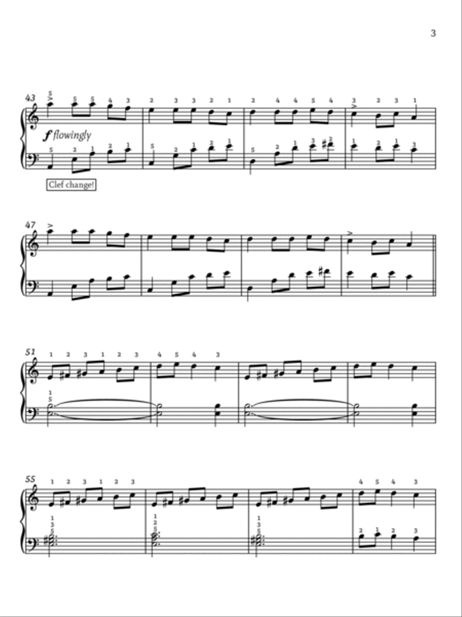 Carol of the Bells Carol of the Bells Easy Piano scores gallery preview page 5