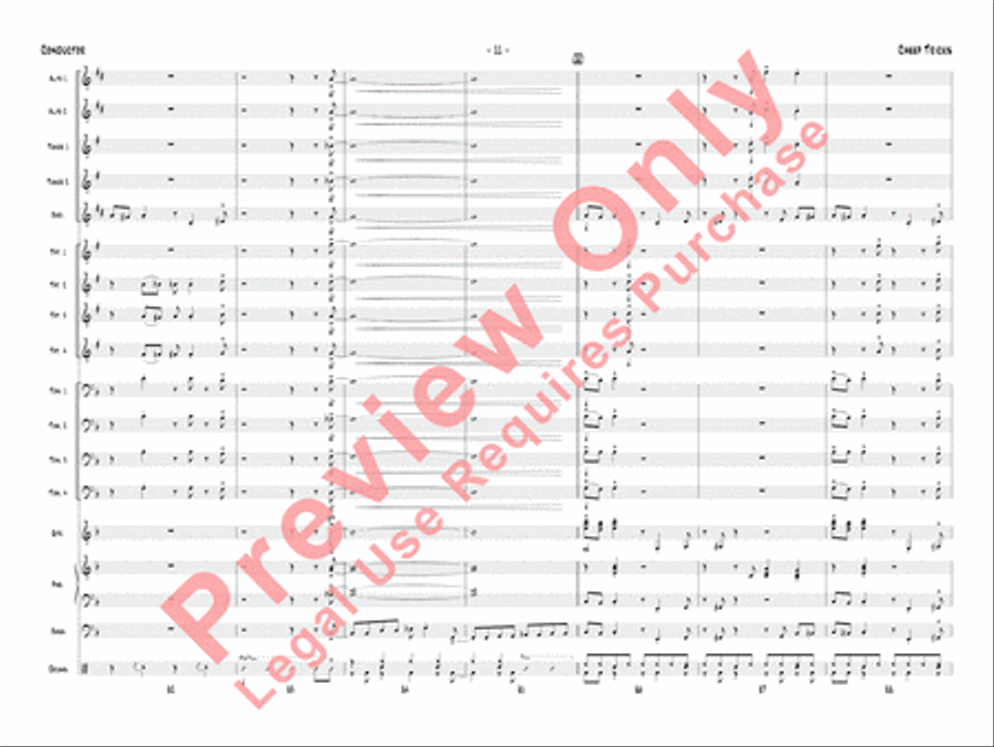 Cheep Tricks Cheep Tricks Jazz Ensemble scores gallery preview page 14