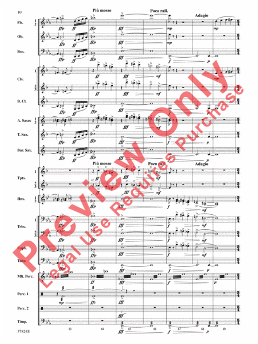 Shadows of the Equinox Shadows of the Equinox Concert Band scores gallery preview page 11