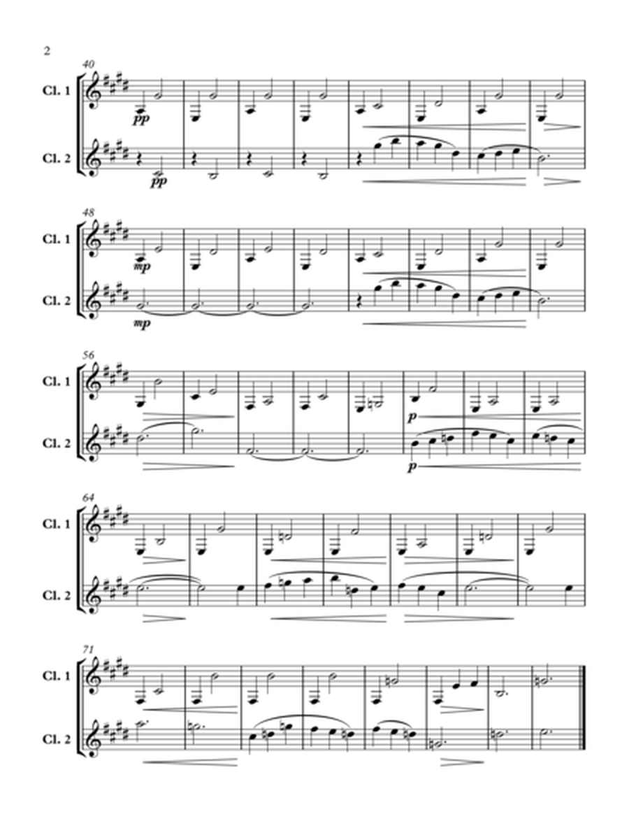 Three Gymnopedies (Clarinet Duet)