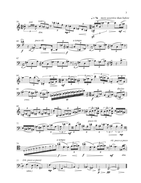 [Karchin] Two Lyrics for Solo Cello